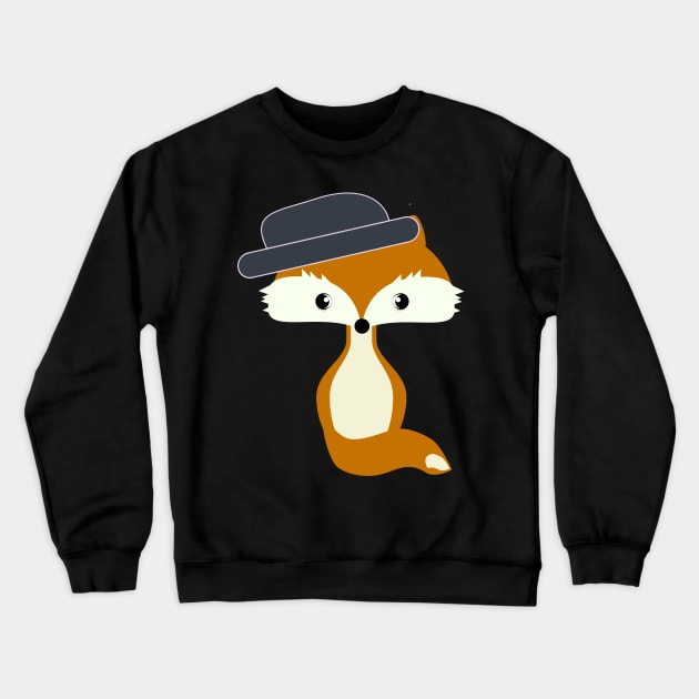 Cute fox in autumn Crewneck Sweatshirt by cocodes